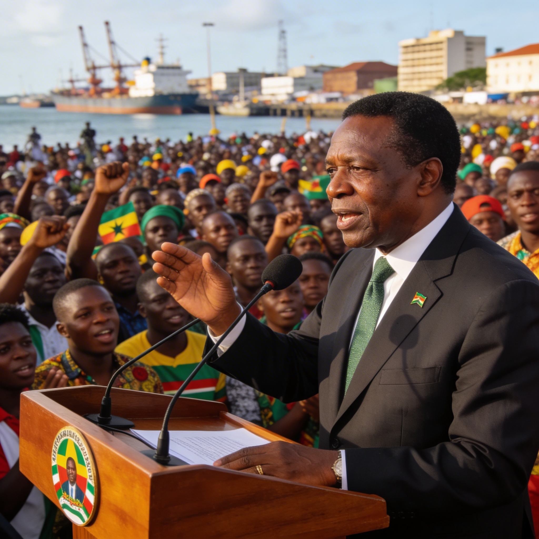 Pointe-Noire : Denis Sassou N&rsquo;Guesso mobilise les jeunes dans sa campagne électorale