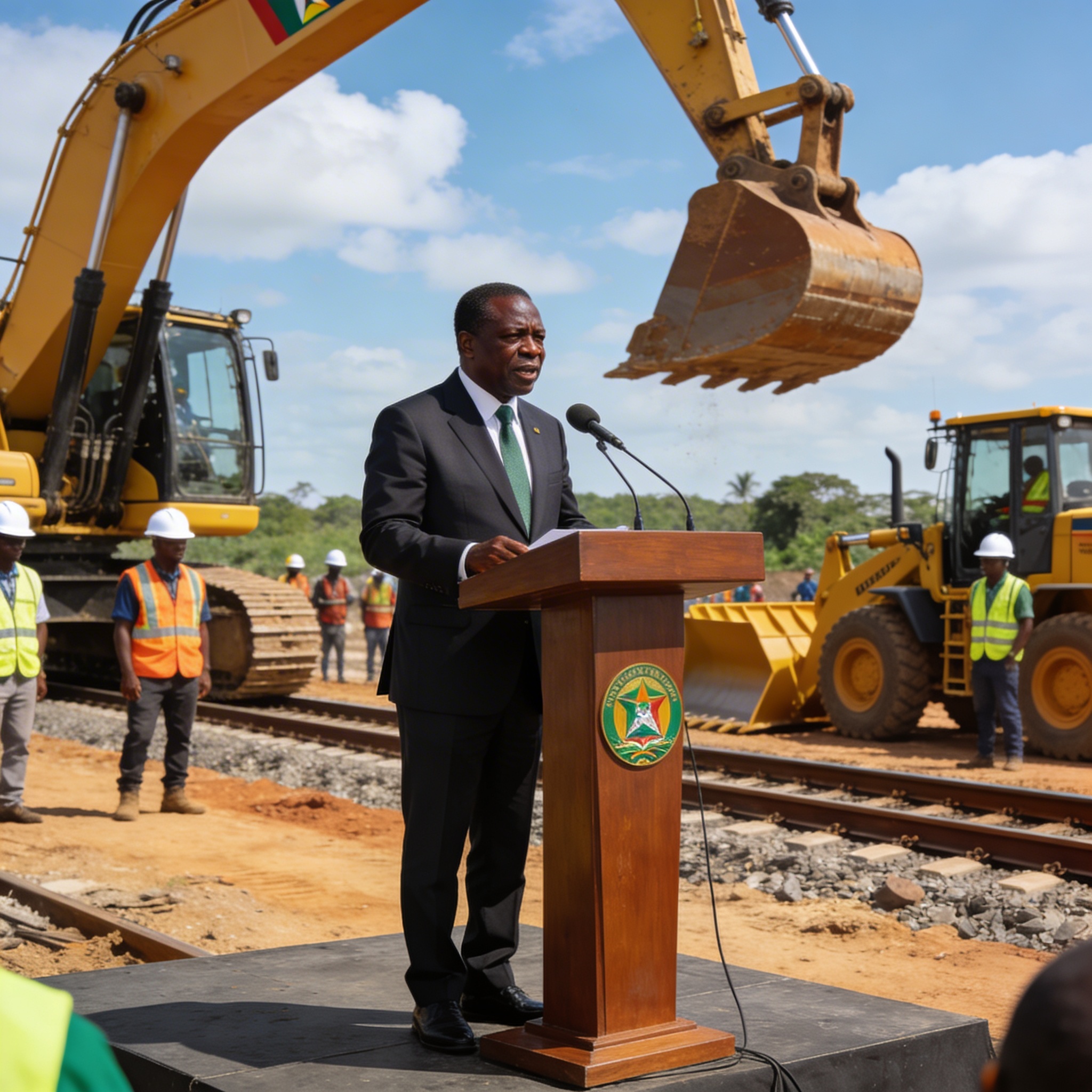 Modernisation du Chemin de Fer Congo-Océan : Sassou-N&rsquo;Guesso lance les travaux