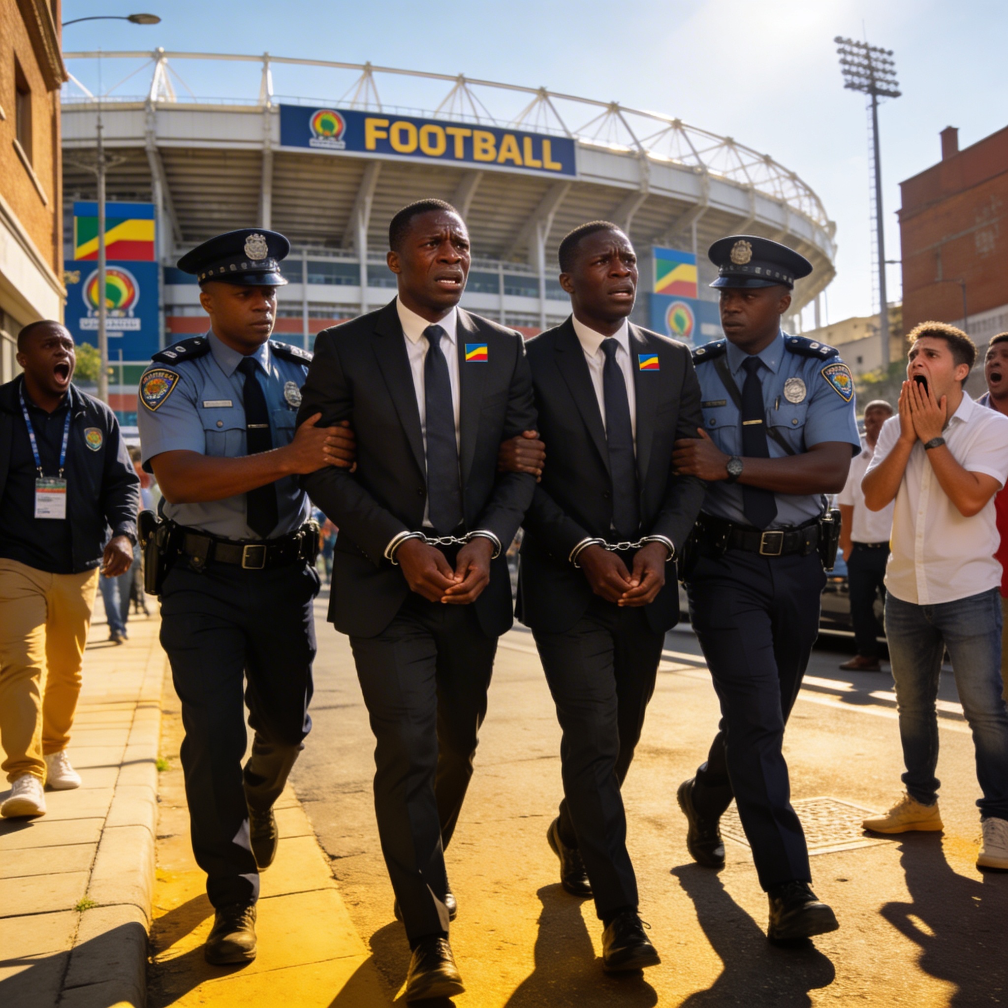 Arrestations à la Fédération Congolaise de Football : Deux Responsables en Détention