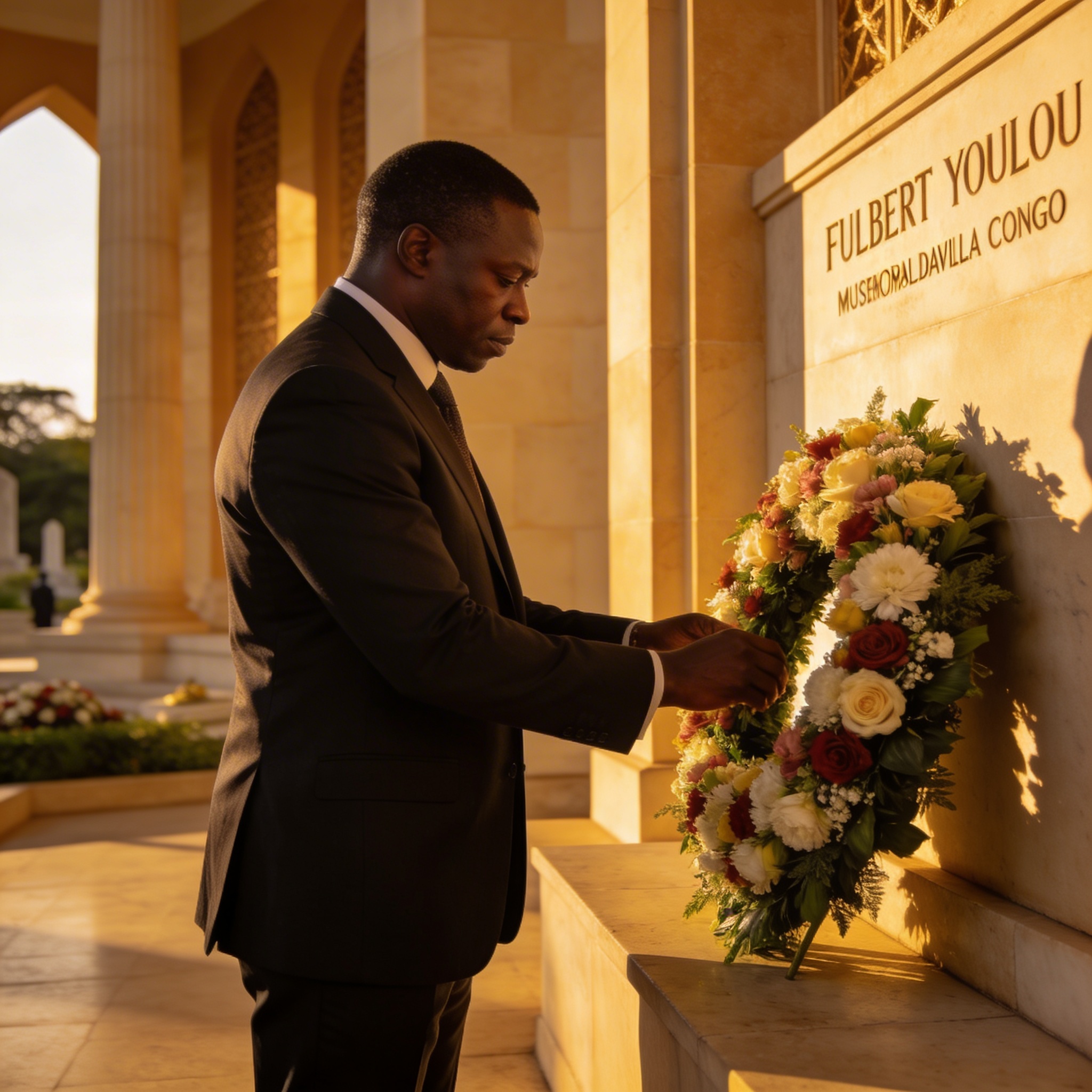 Présidentielle de mars – Dave Mafoula entre recueillement et promesse