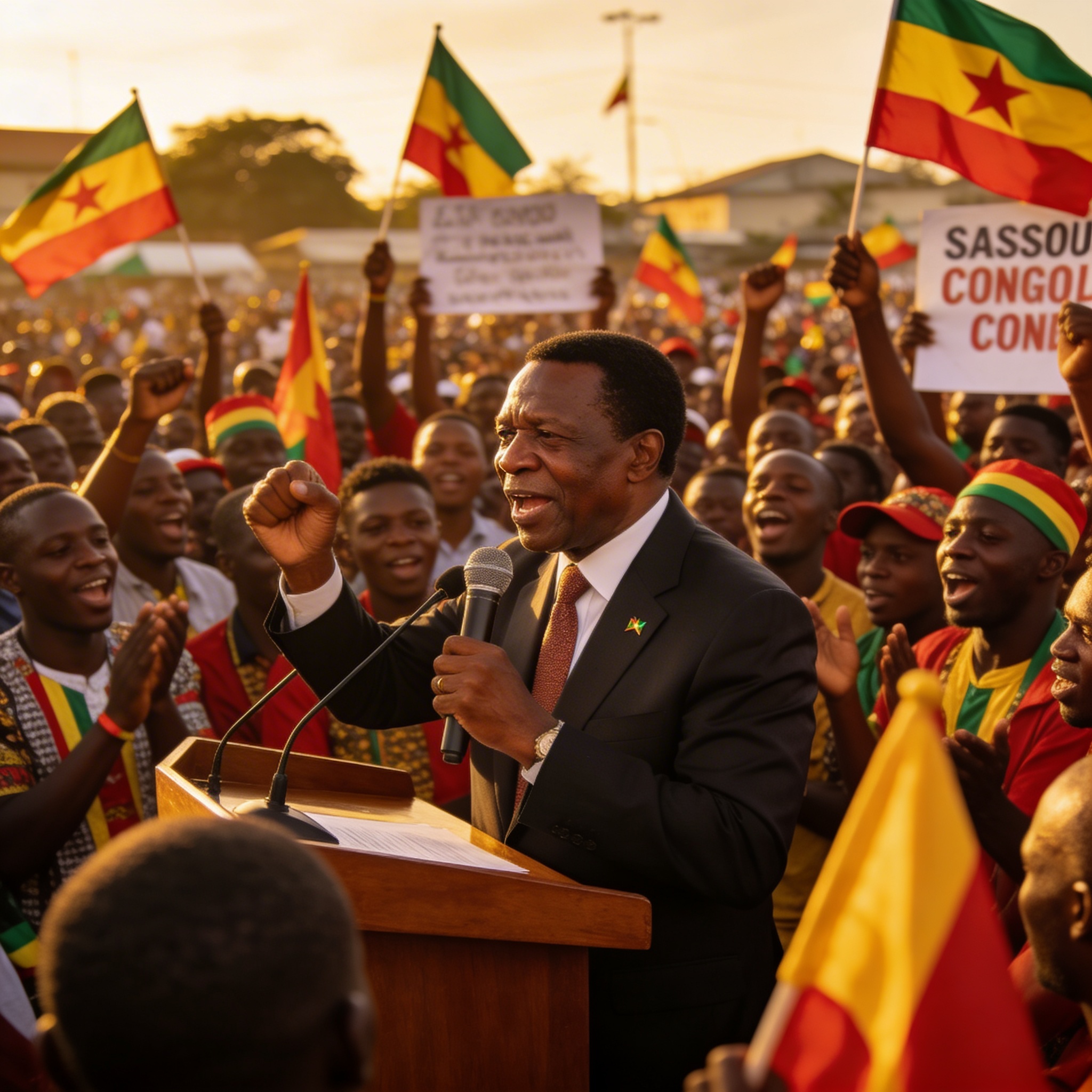 Campagne électorale : Denis Sassou N&rsquo;Guesso engage le dialogue avec la jeunesse à Pointe-Noire