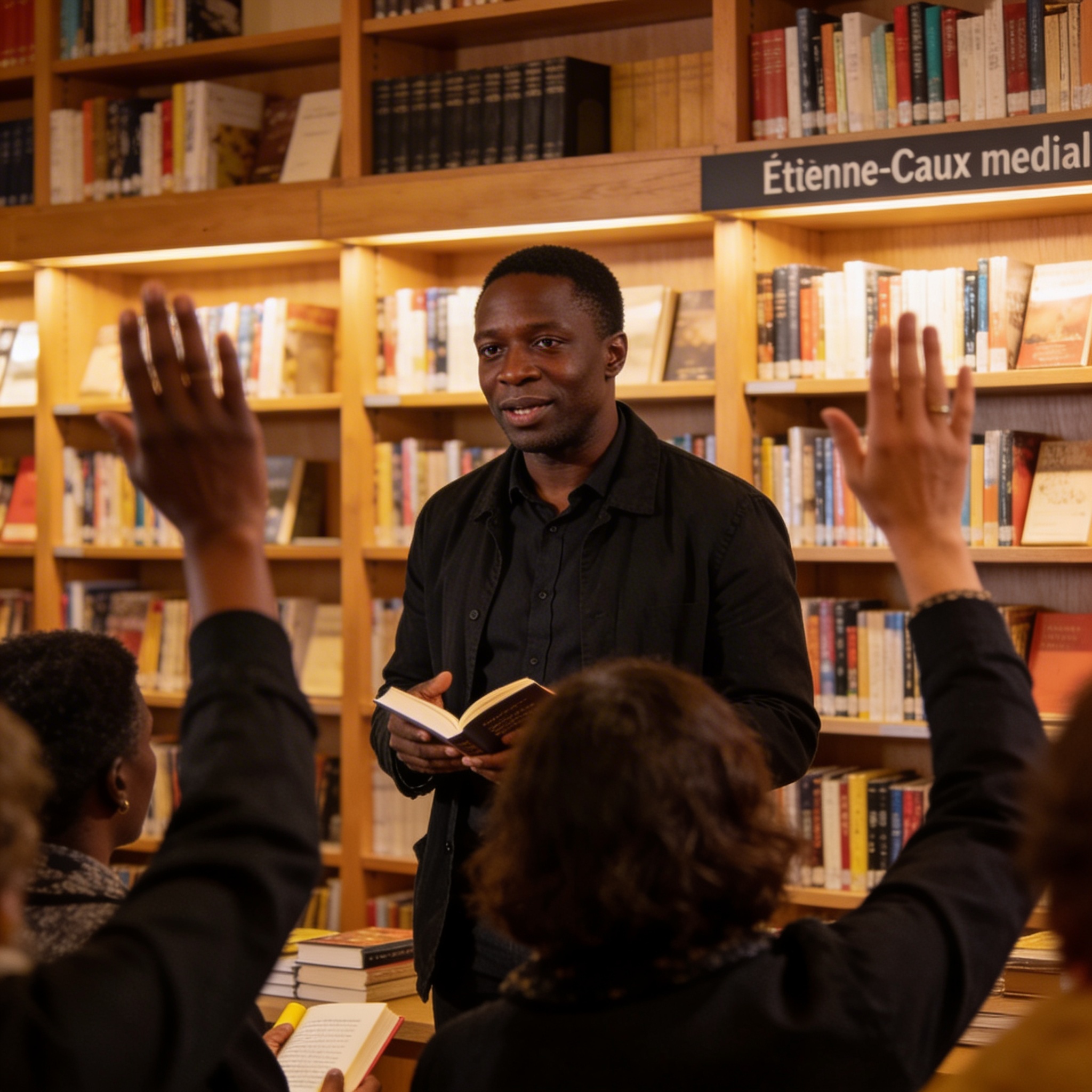 Résidence d&rsquo;écriture : rencontre avec Mavi Diabankana à la médiathèque Etienne-Caux