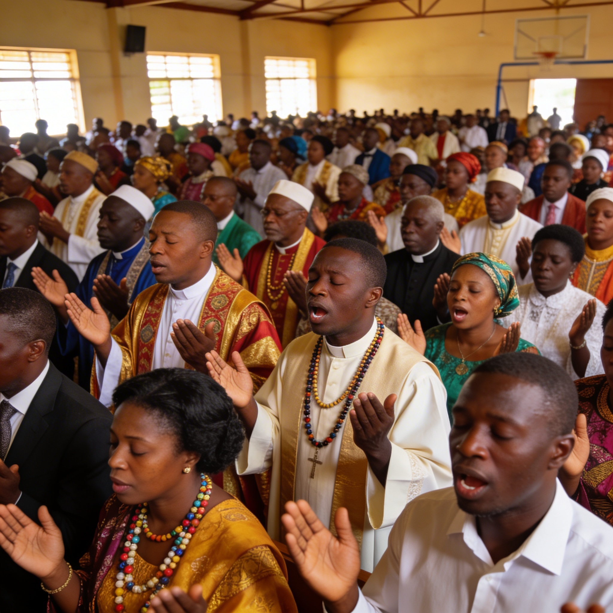 Cultes interconfessionnels à Ouenzé : un appel à la paix avant l&rsquo;élection présidentielle