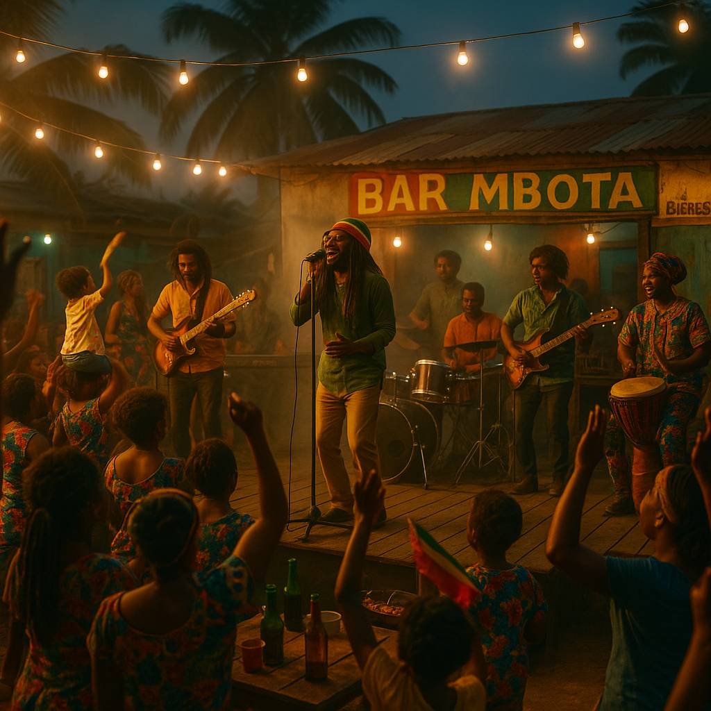 Un concert de reggae bantu gratuit à Mbota avec le groupe Conquering Lions