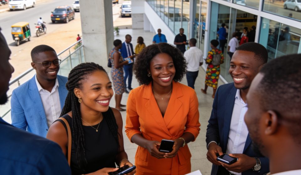 Create an editorial news illustration for an article about 'Silap 2026 : la 3e édition s’achève en beauté à Pointe-Noire'. The specific country is Republiqe du Congo (CG); make visual cues accurate to this exact country and avoid flags or symbols of